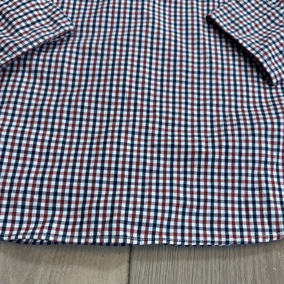 J. Crew Men's Casual Button Down Shirt - Red and Blue Checkered - Picture 7 of 7